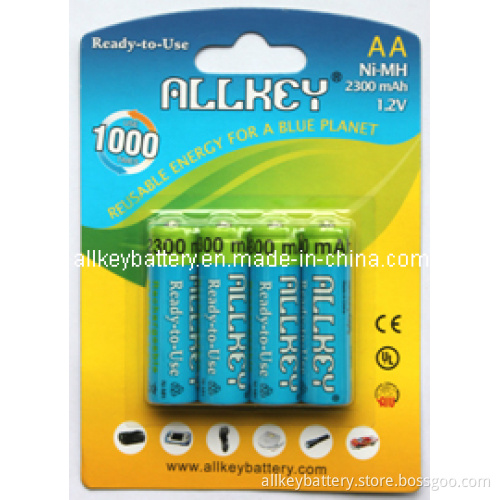 1.2V 1000mAh AA Rechargeable Battery